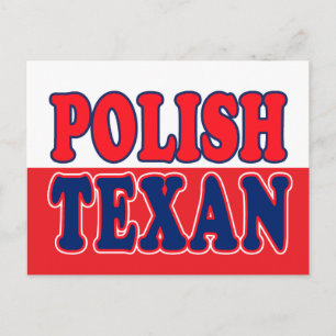Polish Texan Postcard