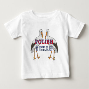 Polish Texan White Stork Baby T-Shirt