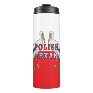 Polish Texan White Stork Thermal Tumbler
