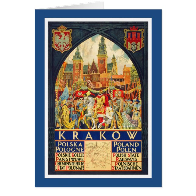 Polish Vintage Travel Poster (Front)