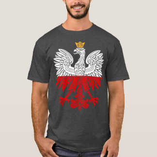 Polish White Eagle Poland Polska Design  T-Shirt