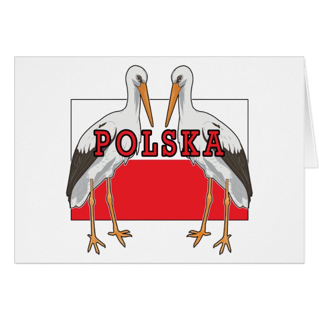 Polish White Stork Polska (Front Horizontal)