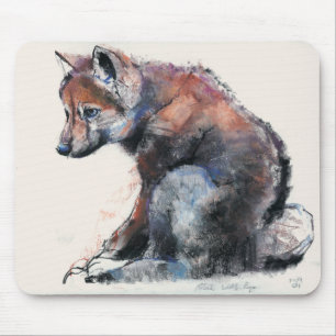 Polish Wolf Pup 2001 Mouse Pad