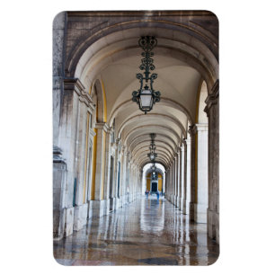 Polished Arched Hallway, Portugal Magnet