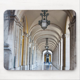 Polished Arched Hallway, Portugal Mouse Pad