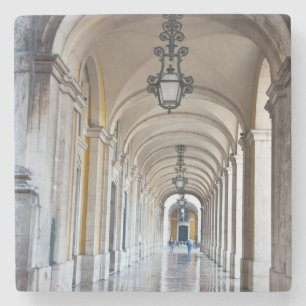 Polished Arched Hallway, Portugal Stone Coaster