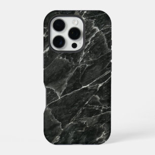 Polished Black Marble Slab iPhone Case