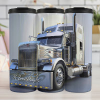 Polished Chrome Semi Truck Showcase