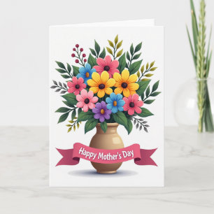 Polished Floral Bouquet Card