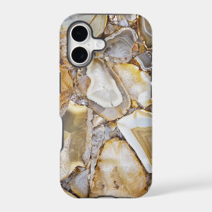 polished geode stone design