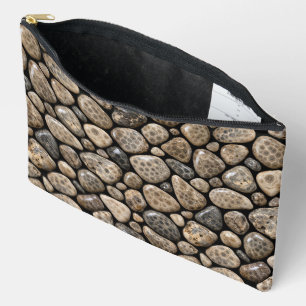 Polished Michigan Petoskey Stone Collection Accessory Pouch