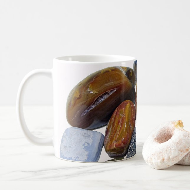 Polished Rocks Coffee Mug (With Donut)