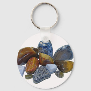 Polished Rocks Key Ring