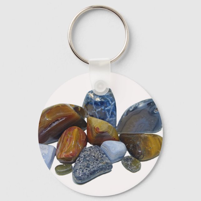 Polished Rocks Key Ring (Front)
