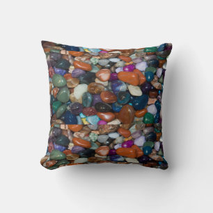 Polished Rocks of the Rainbow Cushion