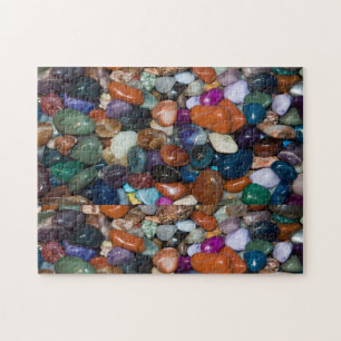 Polished Rocks of the Rainbow Jigsaw Puzzle