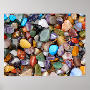 Polished Rocks Poster