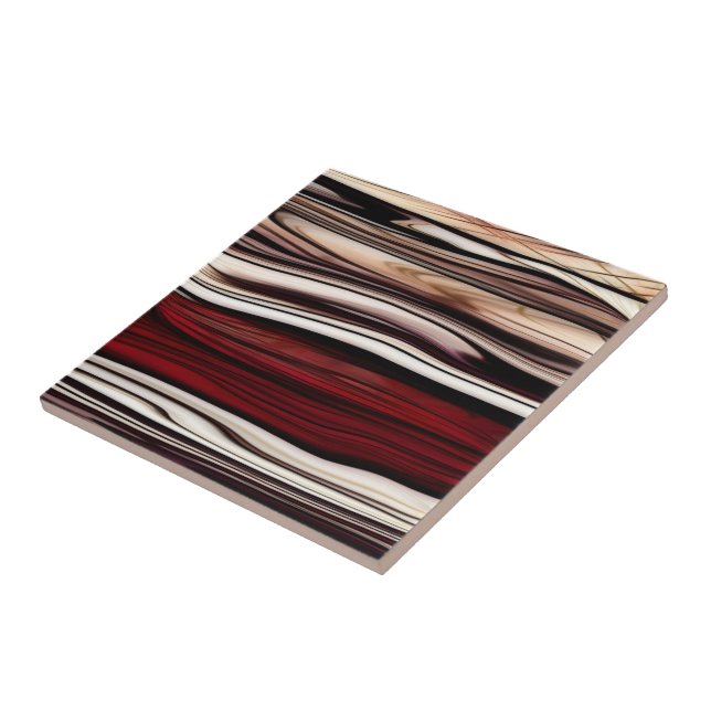 Polished Wood Ceramic Tile (Side)