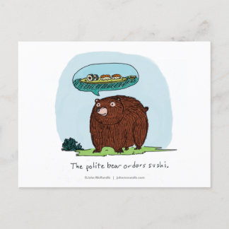 Polite Bear card