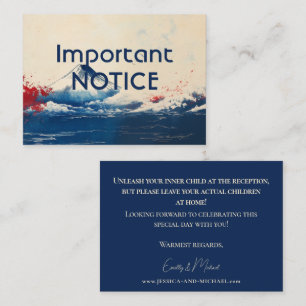 Polite NO KIDS Japonesque Harmony with Fuji Enclosure Card