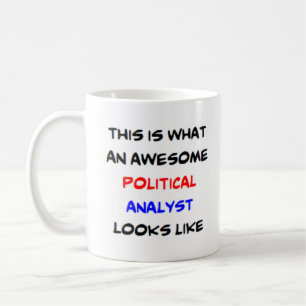political analyst, awesome coffee mug