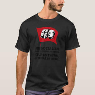 Political Anti Socialist & Communist How To End T-Shirt