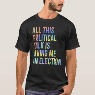 Political Campaign Bipartisan Voting Election Tie T-Shirt