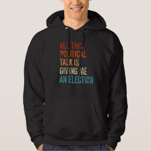 Political Campaign Bipartisan Voting Election Vint Hoodie