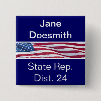 Political Campaign Buttons Template