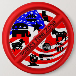 Political Campaign Repellent Button