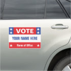 Political Campaign with red white blue, stars