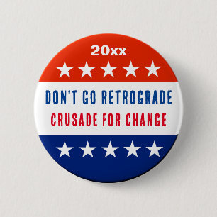 Political Change 6 Cm Round Badge