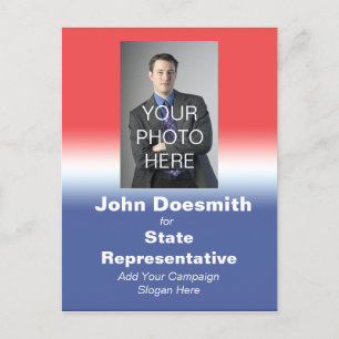 Political Election Campaign Post Card Election