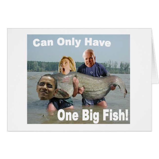 Political Fishing Card (Front Horizontal)