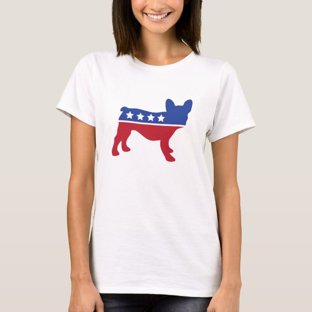 Political Frenchie T-Shirt (Front)