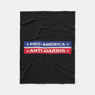 Political Humour F Kamala Harris Conservative Repu Fleece Blanket