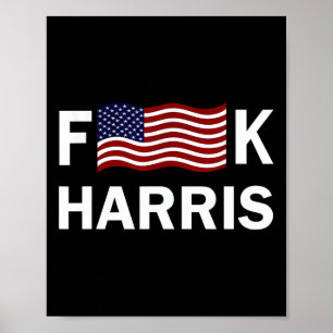 Political Humour F Kamala Harris Conservative Repu Poster