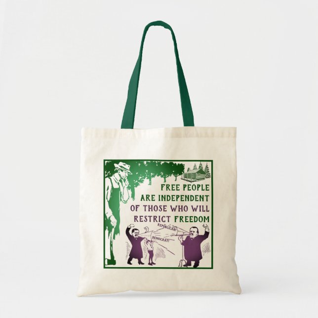 Political independence tote bag (Front)