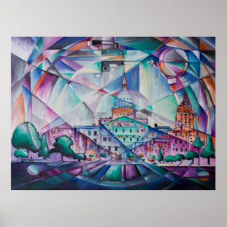 "Political Kaleidoscope" by Timothy Orikri Poster