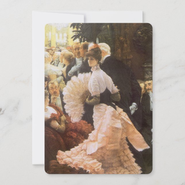 Political Lady by James Tissot, Vintage Victorian (Front)