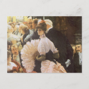 Political Lady by James Tissot, Vintage Victorian Postcard