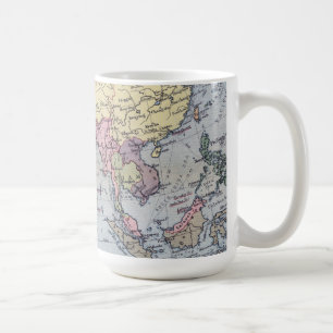 Political Map Asia Coffee Mug