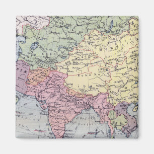 Political Map   Asia Magnet