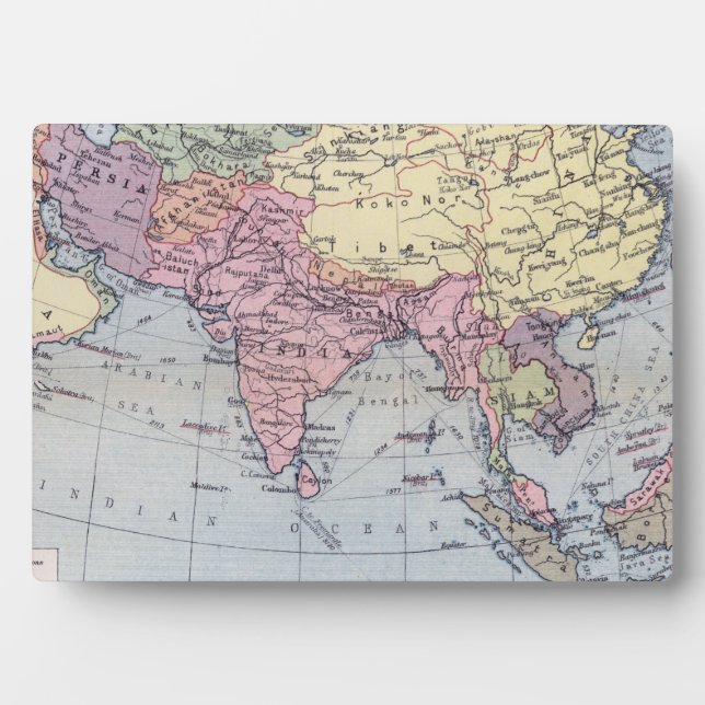 Political Map | Asia Plaque (Front)
