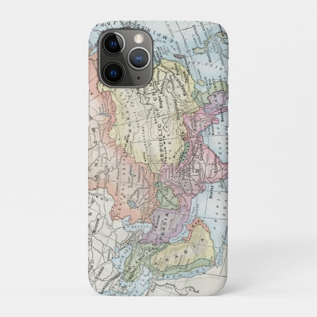 Political Map of Asia (1916) Case-Mate iPhone Case (Back)