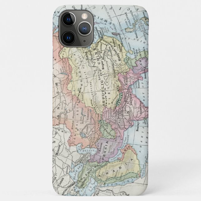Political Map of Asia (1916) Case-Mate iPhone Case (Back)