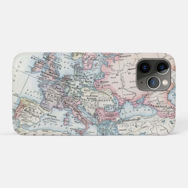 Political Map of Europe (1916) Case-Mate iPhone Case (Back (Horizontal))