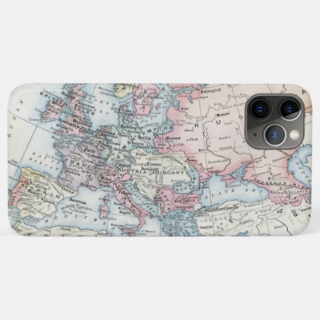 Political Map of Europe (1916) Case-Mate iPhone Case (Back (Horizontal))