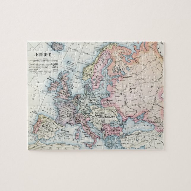 Political Map of Europe (1916) Jigsaw Puzzle (Horizontal)