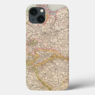 Political Map of Germany iPhone 13 Case